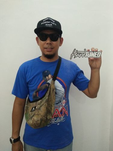 Customer photo review of Hardtuned Overnight Parts Trucker Cap