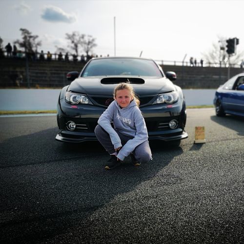 Customer photo review of Kids Subaru WRX Hoodie