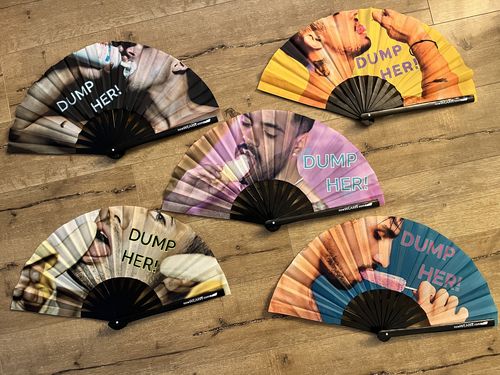 Customer photo review of Custom Hand Fan