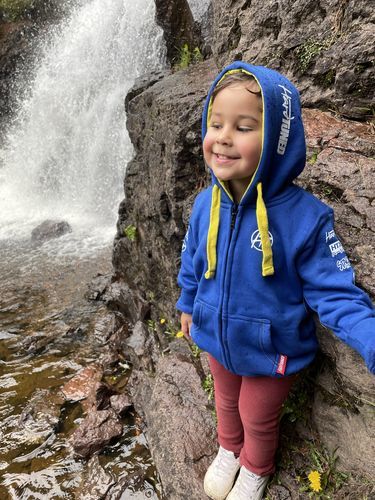 Customer photo review of Kids Subaru WRX Hoodie