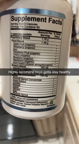 Customer photo review of Daily Greens