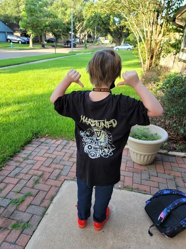 Customer photo review of RB Godzilla Tattoo Band Tee