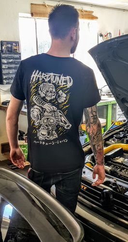 Customer photo review of 2JZ Tiger Tattoo Band Tee