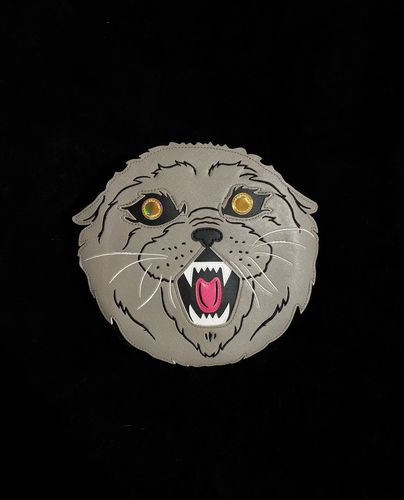 Customer photo review of FINAL SALE - Pet Sematary Church the Cat Cross Body Bag - Vixen by Micheline Pitt