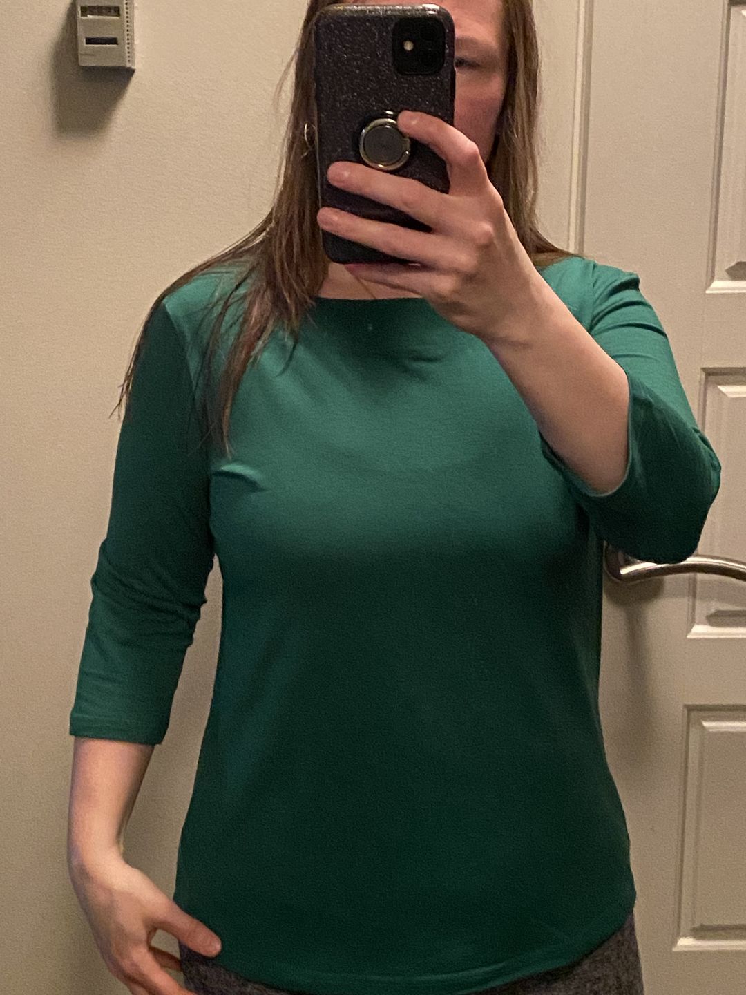 Customer photo review of *Freshly Baked* Boatneck Top