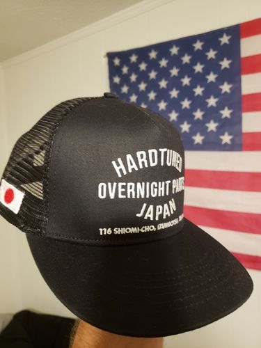 Customer photo review of Hardtuned Overnight Parts Trucker Cap