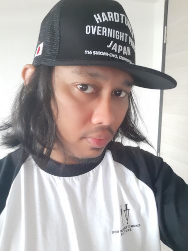 Customer photo review of Hardtuned Overnight Parts Trucker Cap
