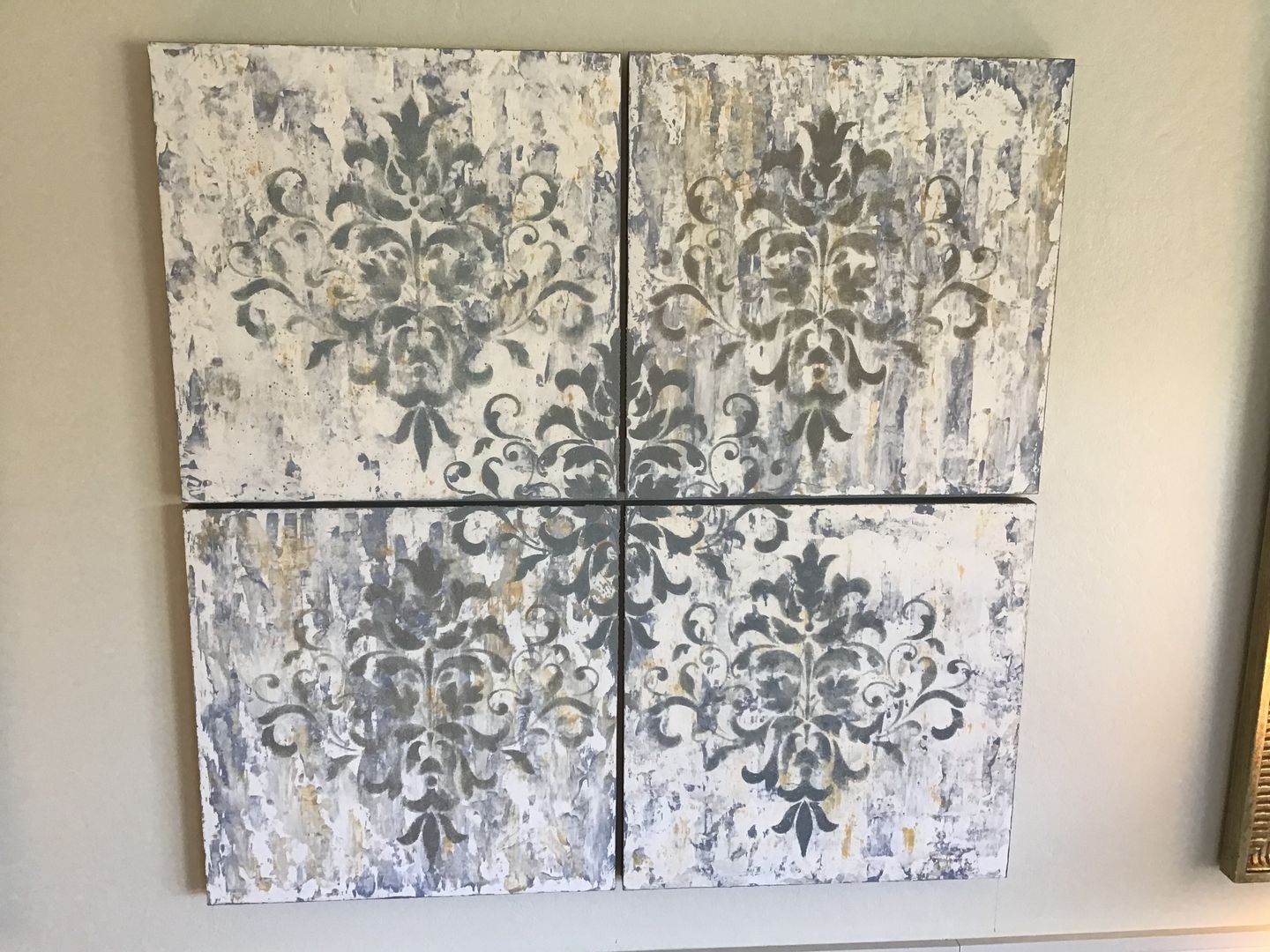 Customer photo review of Wooden Frame - Large Square - 18in x 18in