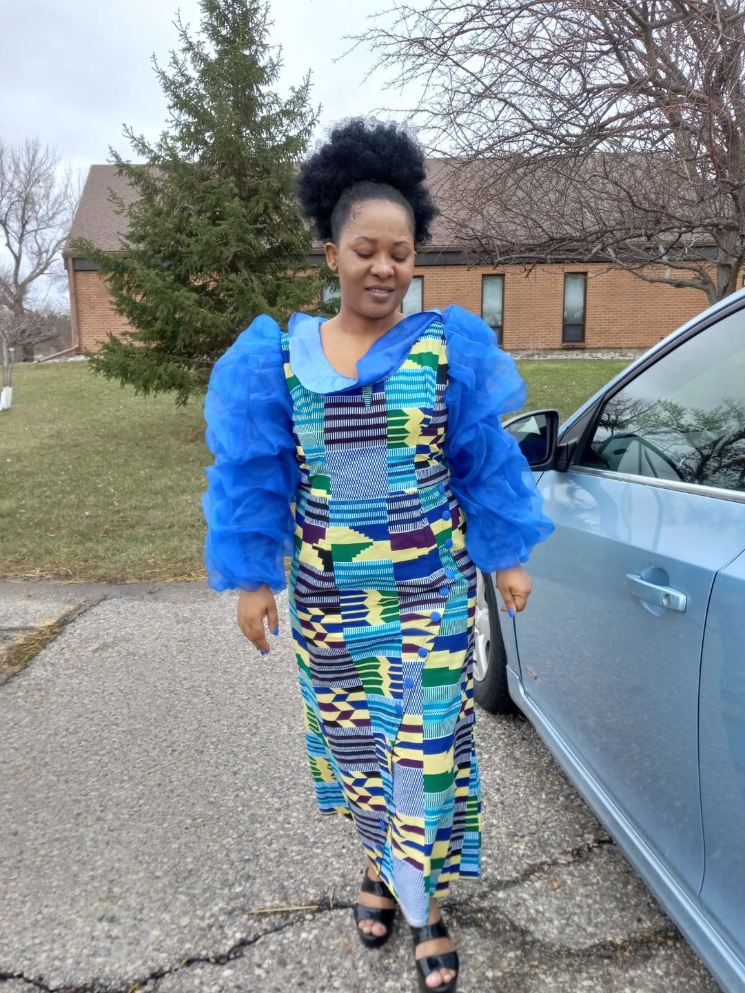 Customer photo review of Belle Nubian Dark Spot Remover Serum
