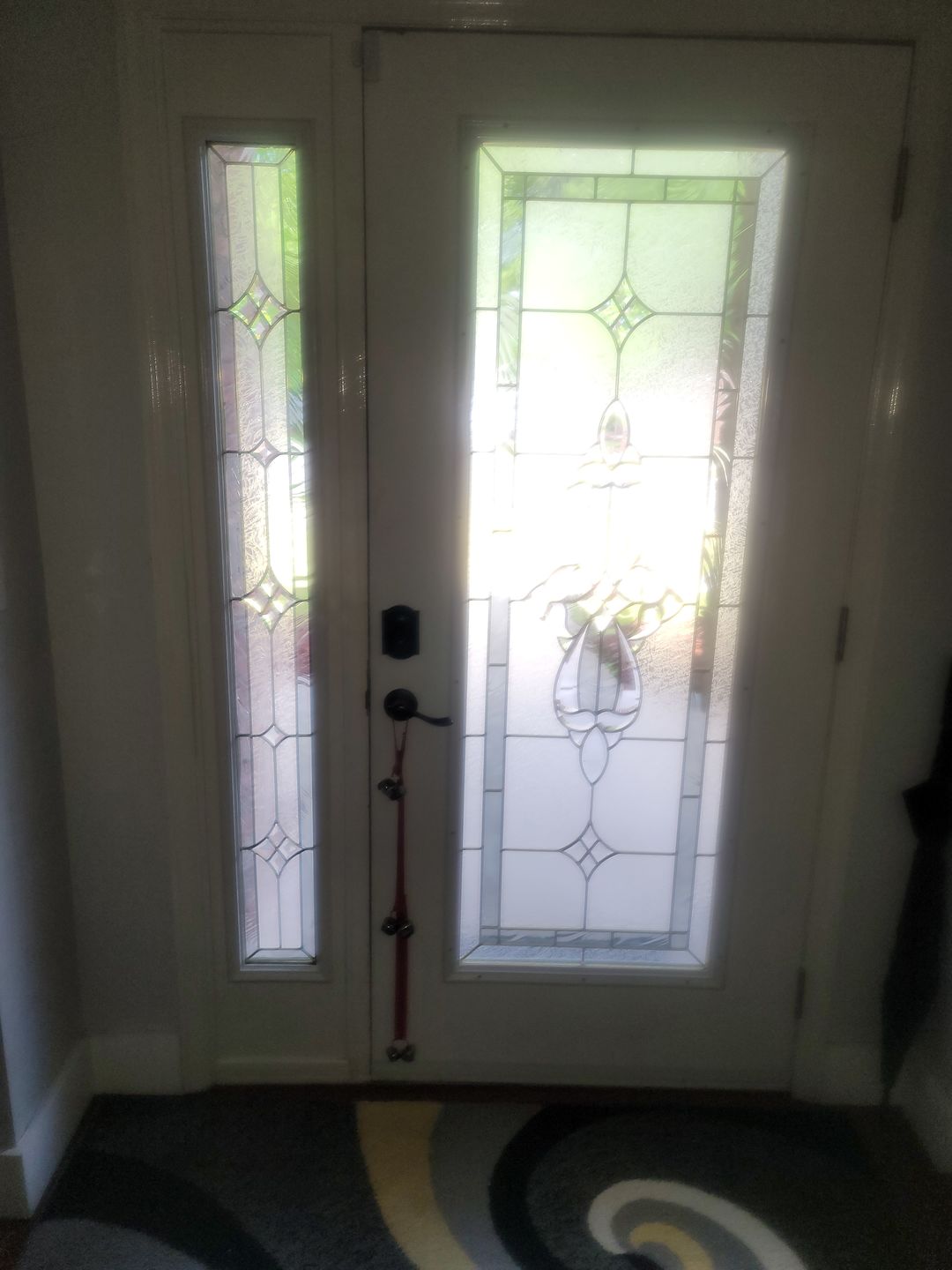 Customer photo review of Wexford Glass and Frame Kit (Full Lite 22" x 64" Glass Size)