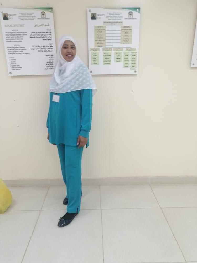 Customer photo review of H.H Works - Fatima & Rebecca Women's Scrub Set