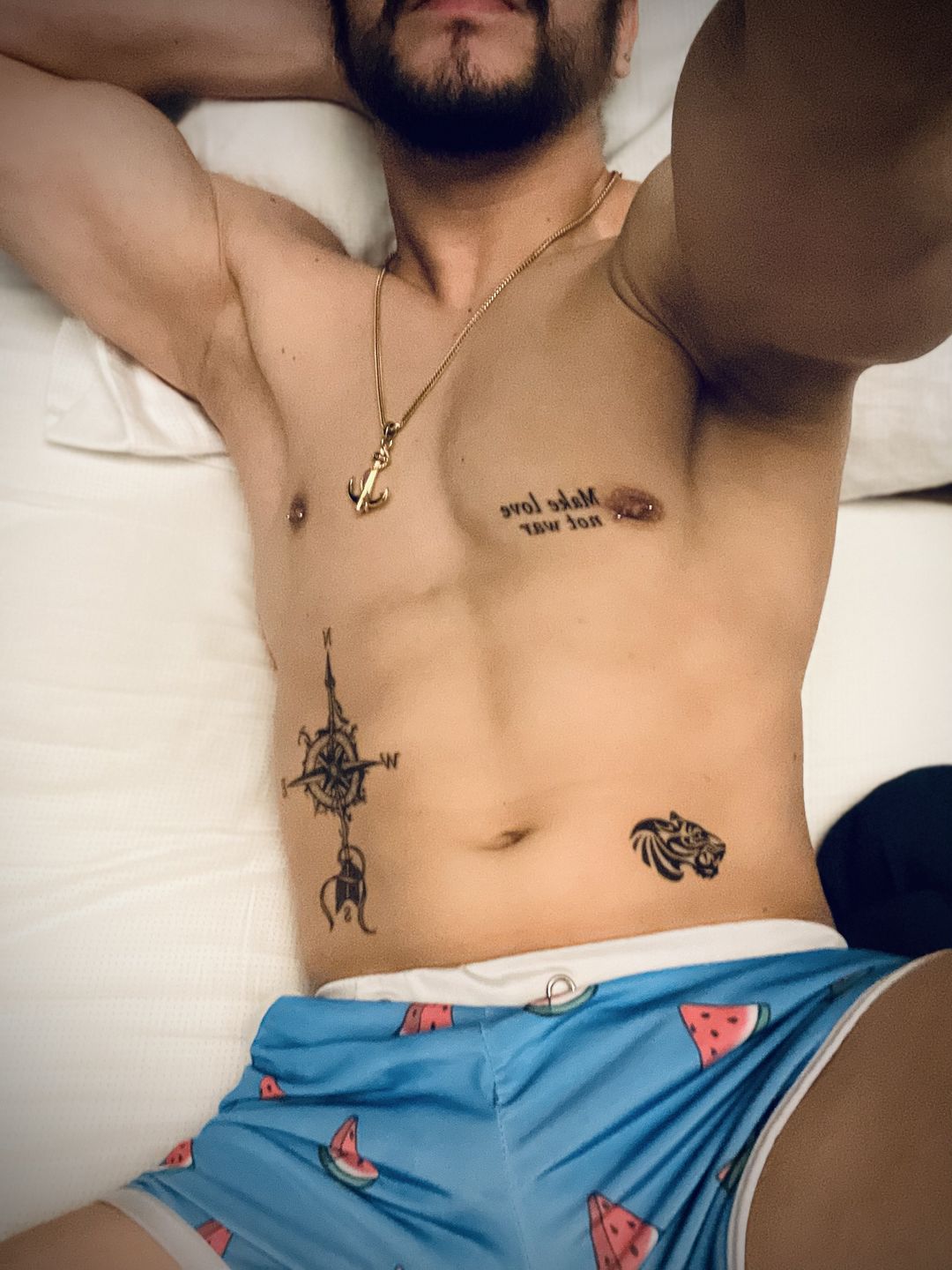 Customer photo review of Compass Tattoo