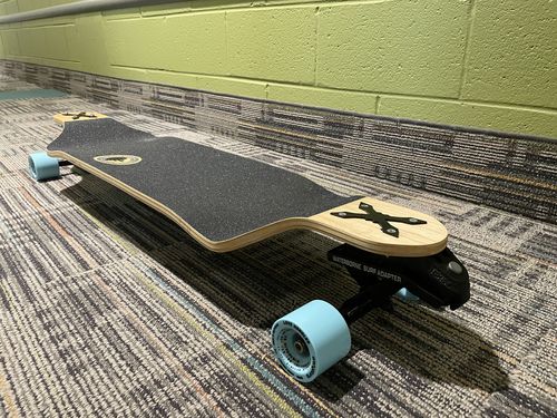 Customer photo review of Punked Drop Down Blank Longboard Deck - Natural