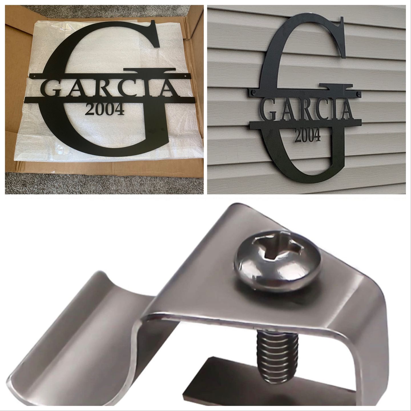Customer photo review of Letter Monogram - Simple