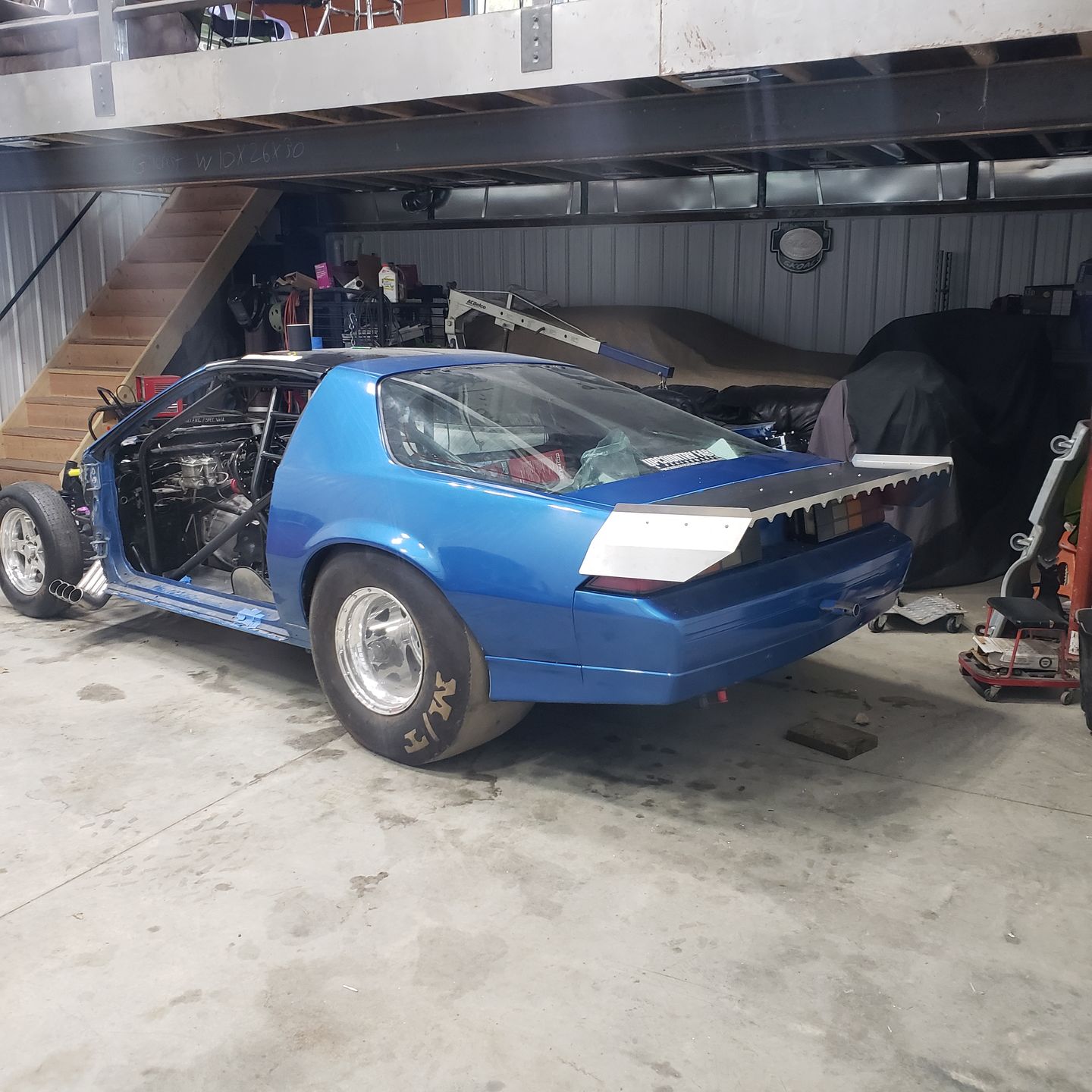 Customer photo review of 1982-92 Chevy Camaro Aluminum 15" Strutless Drag Wing 31-170