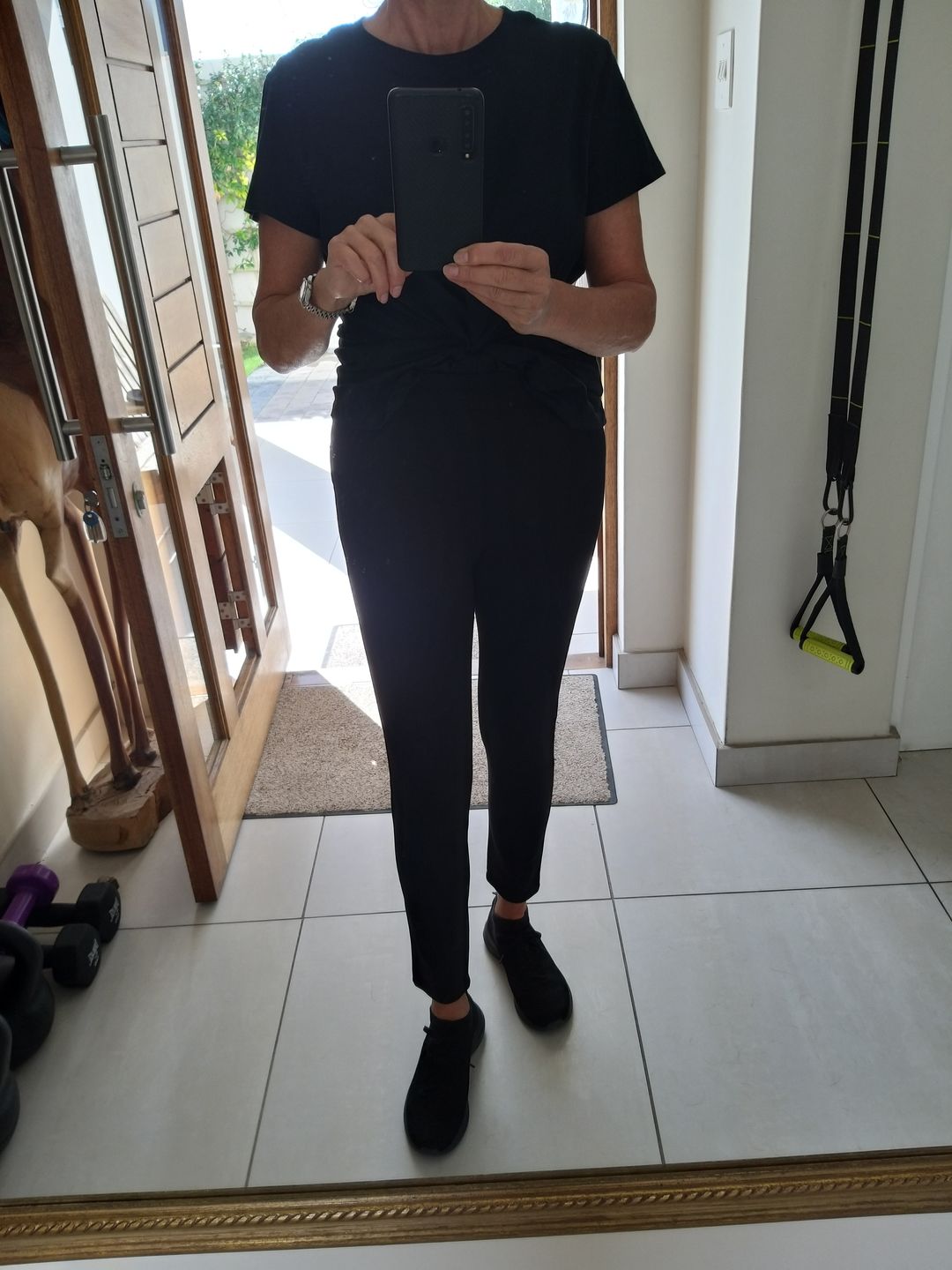 Customer photo review of High waist butt Jeggings-Black
