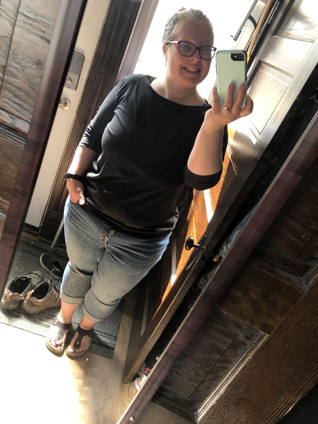 Customer photo review of *Freshly Baked* Boatneck Top