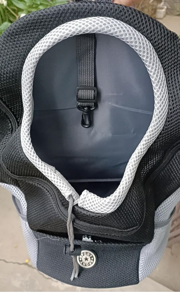 Customer photo review of Dog Backpack