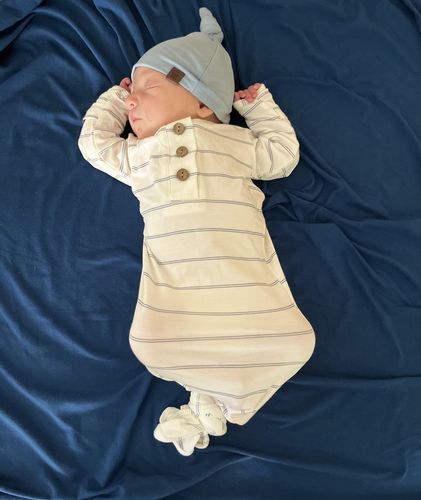 Customer photo review of Papillon Bebe Knotted Gown