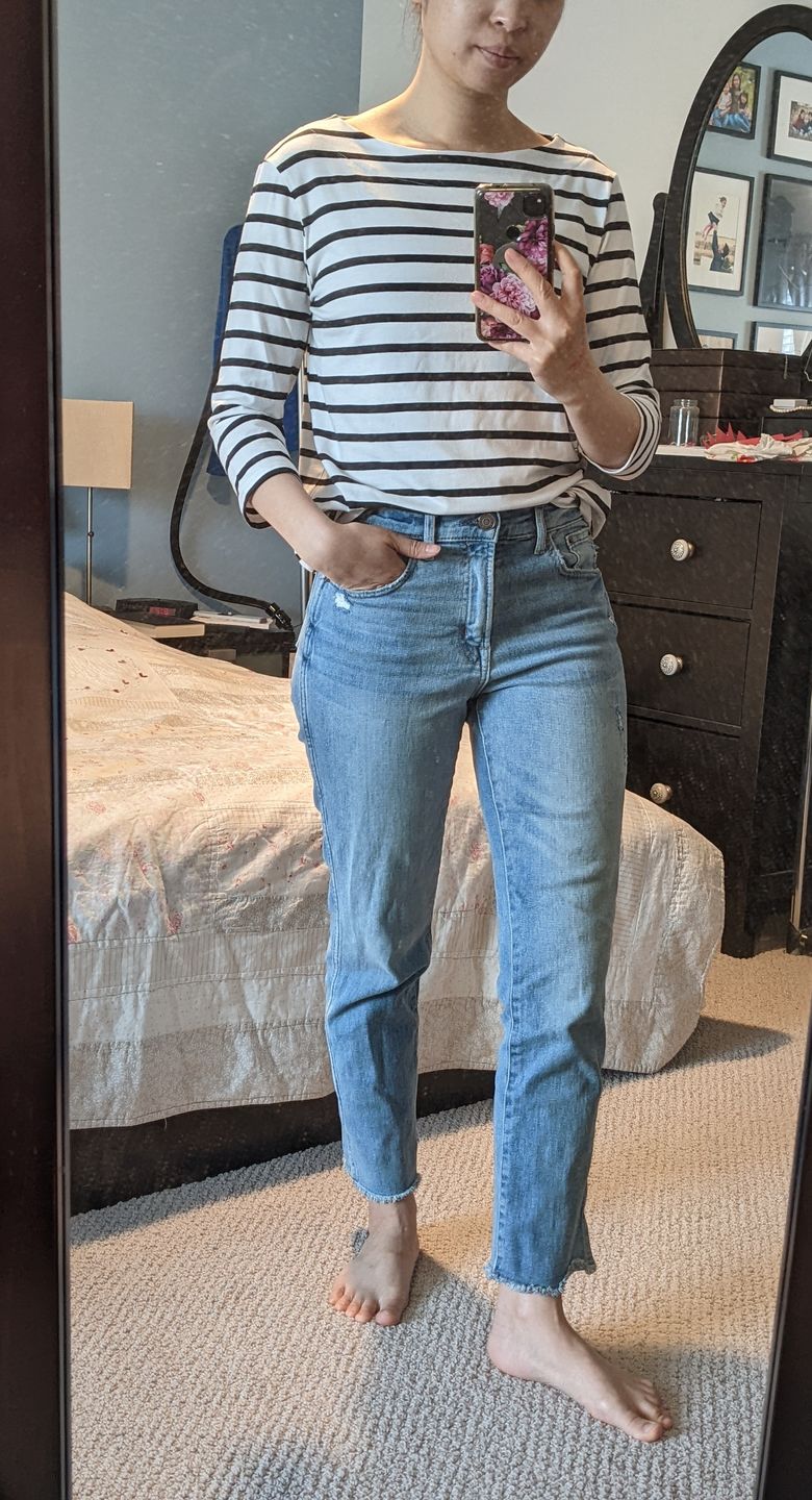 Customer photo review of *Freshly Baked* Boatneck Top