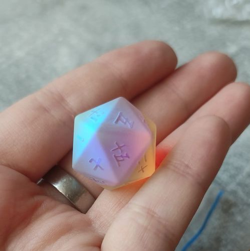 Customer photo review of Mystery DnD Dice Set Mystery Box