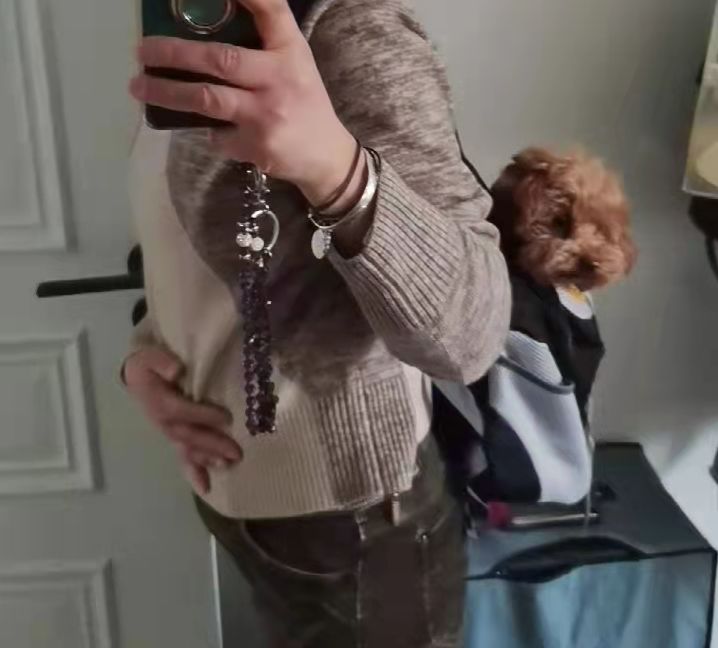Customer photo review of Dog Backpack