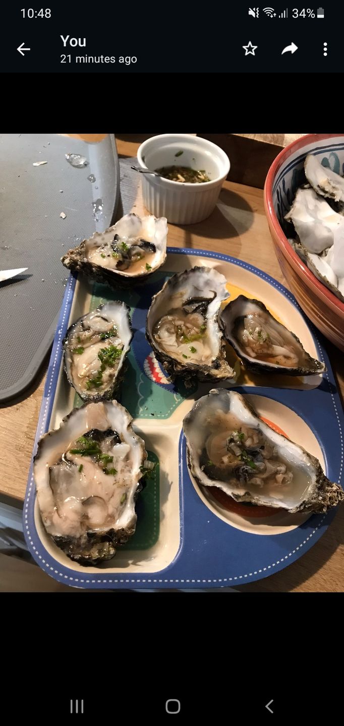 Customer photo review of Scottish Oysters