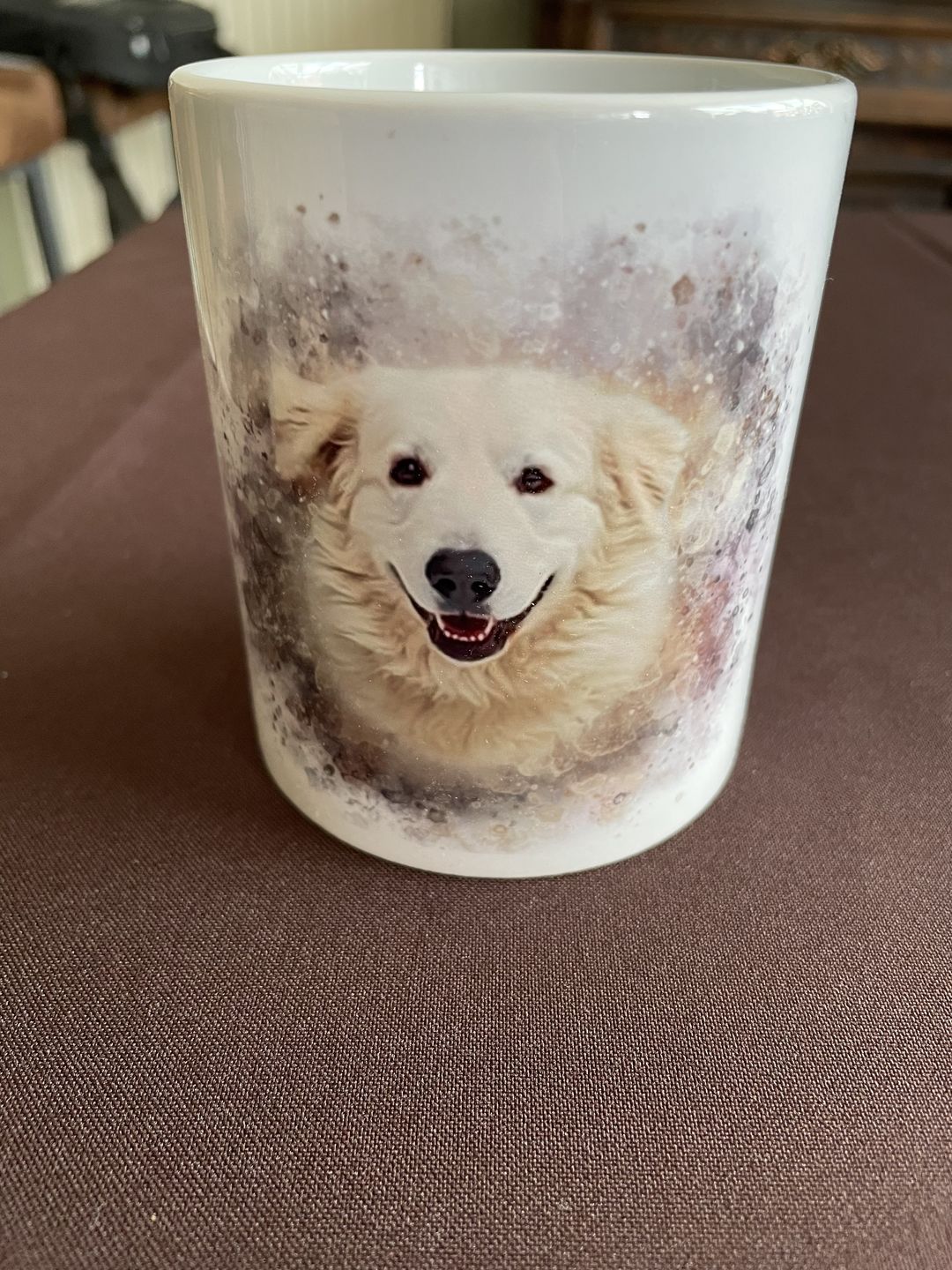 Customer photo review of Personalisierte Portrait Tasse