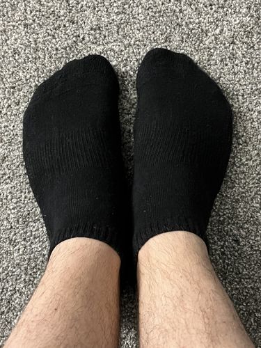 Customer photo review of J.B. Field's Athletic "Bamboo Cushion" Low-cut Sock (1 Pair)
