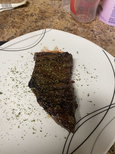 Customer photo review of Full Blood Wagyu Flat Iron Steak