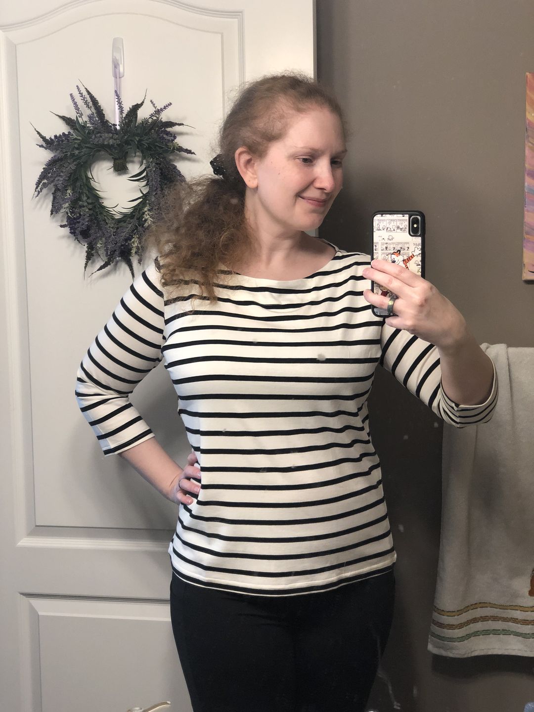 Customer photo review of *Freshly Baked* Boatneck Top