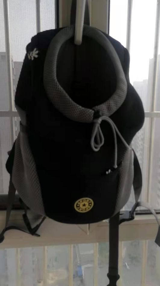 Customer photo review of Dog Backpack