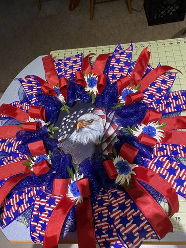 Customer photo review of 12" Flower Board UITC-SF, wreath ring, wreath frame