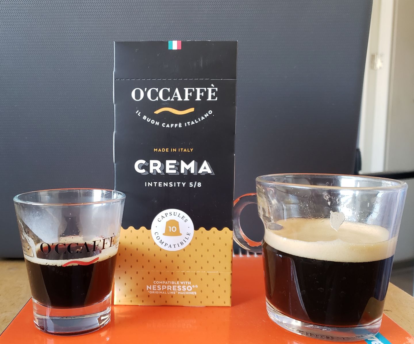 Customer photo review of Pack Occaffe 120 Cápsulas Aluminio Compatibles para Nespresso