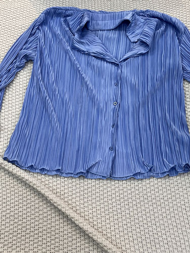 Customer photo review of Womens Elegant Pleated Two Piece Set