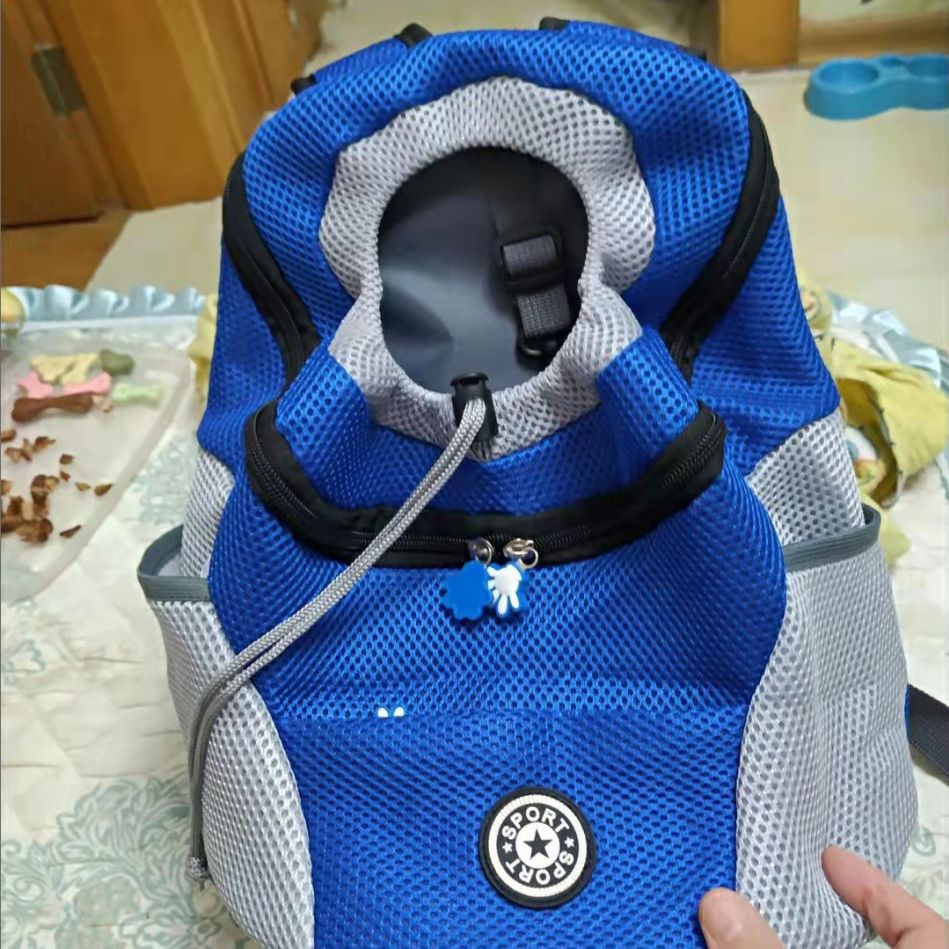 Customer photo review of Dog Backpack
