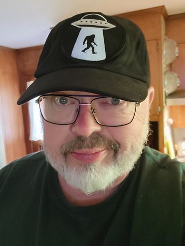 Customer photo review of Big Black Dad Hat