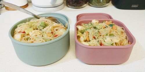 Customer photo review of סט של 2 קופסאות אוכל מסיליקון בגדלים שונים