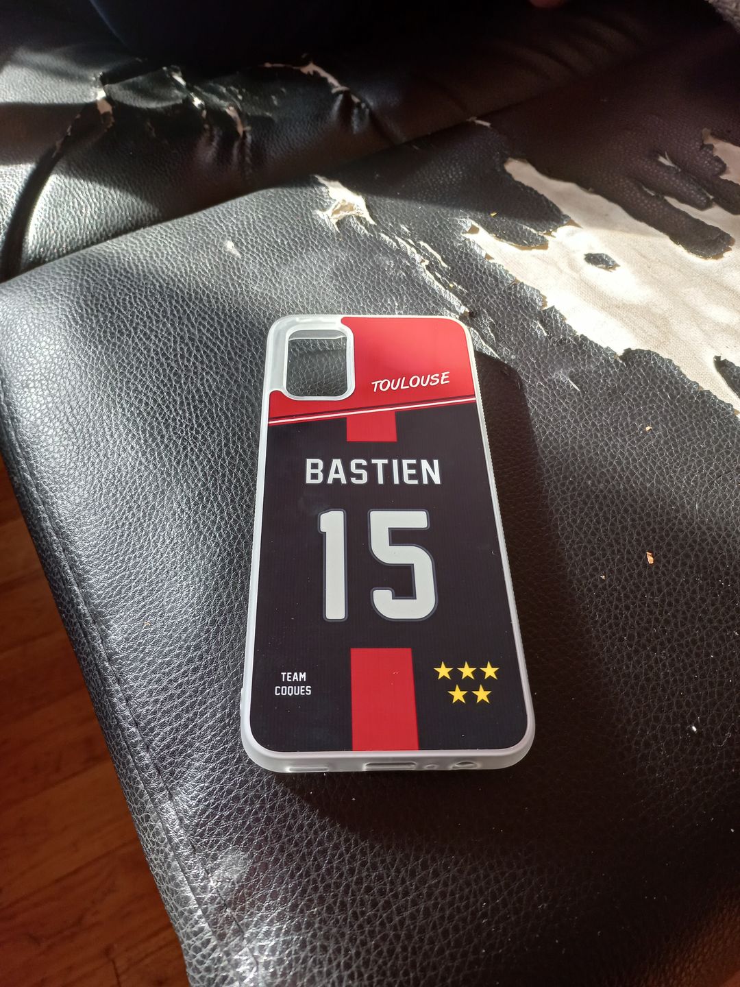 Customer photo review of Coque rugby TOULOUSE RUGBY personnalisable - TEAMCOQUES