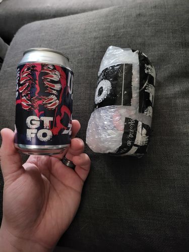 Customer photo review of GTFO Soda - Blueberry Sour