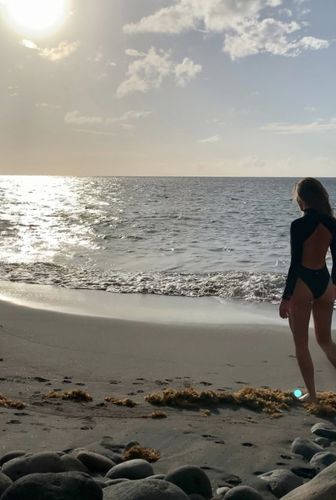 Customer photo review of Luna Long Sleeve Swimwear