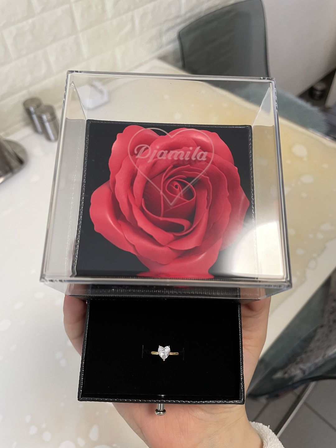 Customer photo review of Rosenbox | Geschenk Verpackung