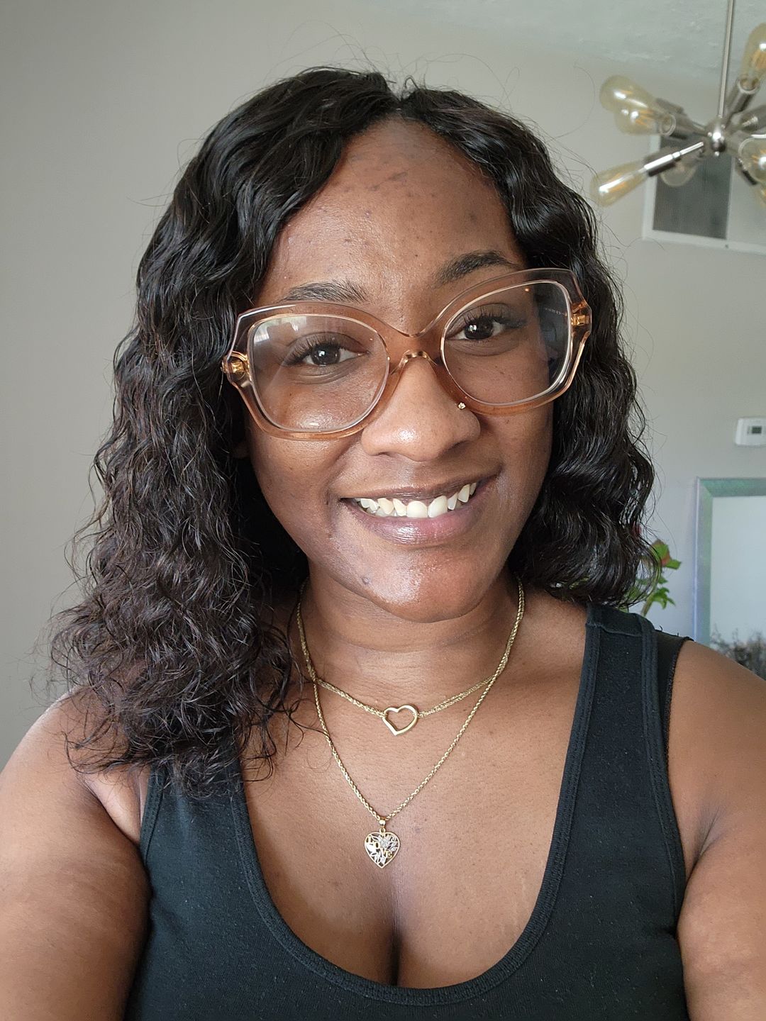 Customer photo review of Dominique - Thin-Part Wig