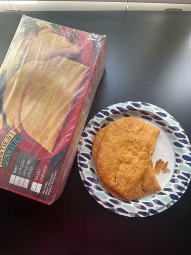Customer photo review of Tastee Jamaican Patties - 2 Boxes of 12 (Beef or Chicken)