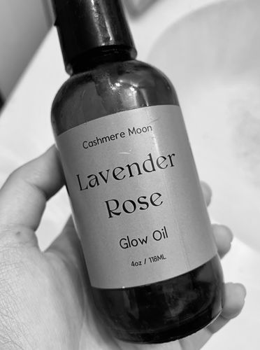 Customer photo review of Lavender Rose Glow Oil
