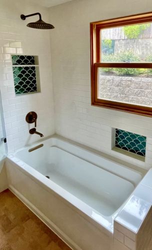 Customer photo review of Medium Moroccan Fish Scales - 1036W Bluegrass