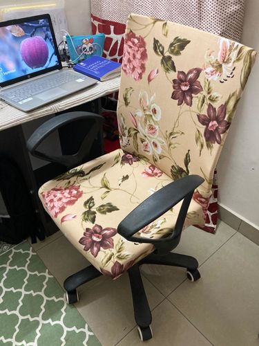 Customer photo review of Magic Universal Chair Cover