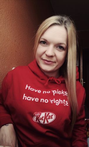 Customer photo review of DIE WERBEANSTALT HOODIE MÄDELS • KOTKAT: NO PIEKS NO RIGHTS