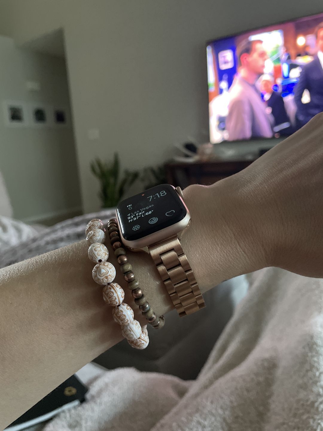 Customer photo review of Kyoto Metal Strap (4 Colours)
