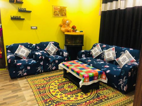 Customer photo review of Elastic Couch Cover